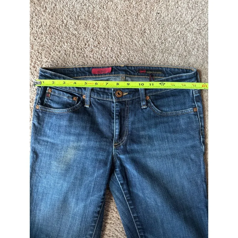AG Adrianon Goldschmied The Stilt Size 29R Blue Jeans - Picture 5 of 8